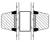 Wiener-Sprosse-Standard-innen und außen weiß